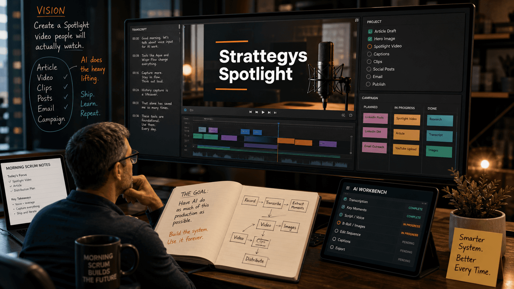 Building A Spotlight Video From A Live AI Workflow