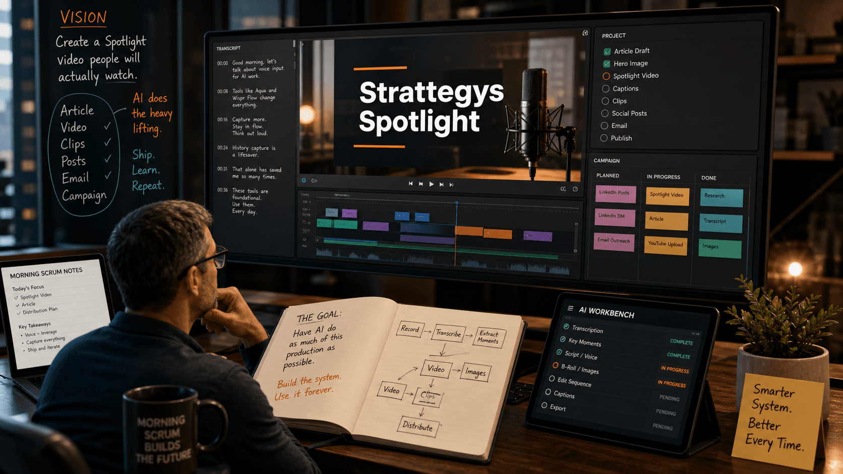Building A Spotlight Video From A Live AI Workflow